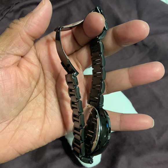 Michael Kors Black Mk Sawyer "Special Edition" Black-tone Glitz Watch - Picture 3 of 5